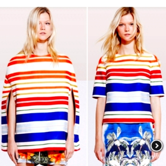 NWT Stella McCartney button back silk top size 42 - Picture 1 of 15